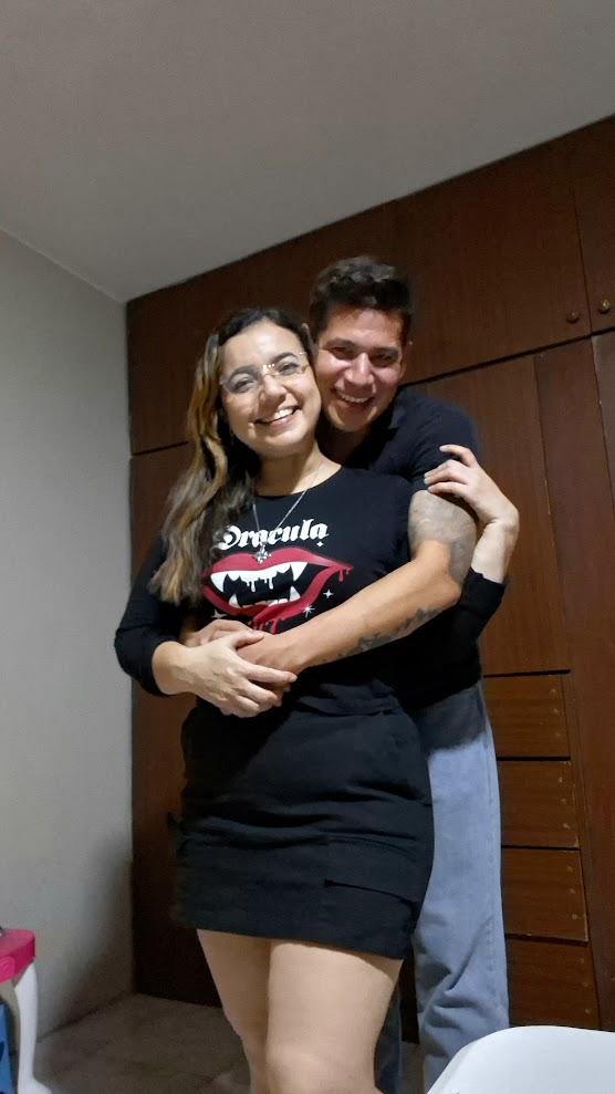 Sonriendo juntos